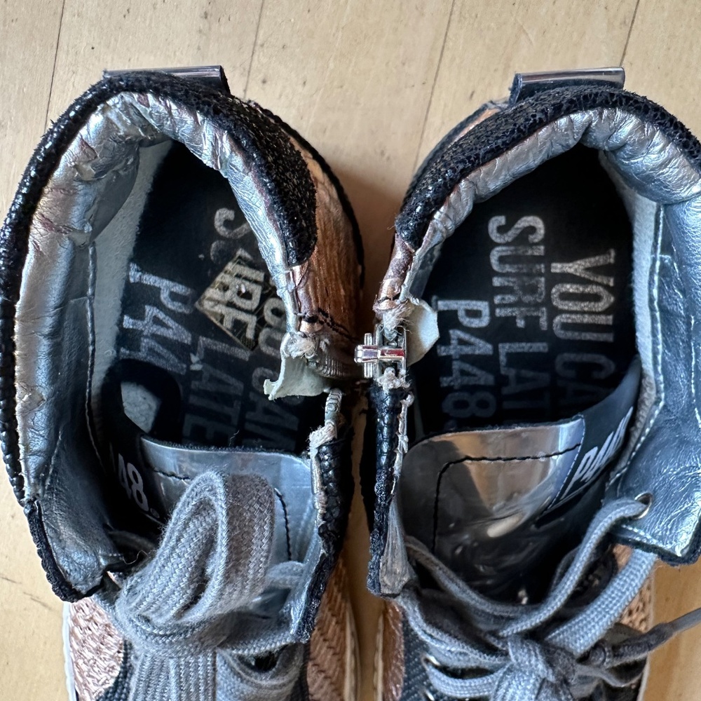 P448 You can Surf later Copper scale hi top, 38 (7.5-8) CB2364 - Picture 6 of 7